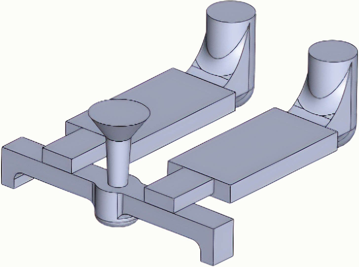 Mold part used in casting